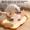 Anti Slip Ceramic Cat Bowl Anti Vomiting Cat Feeding Station  Kitten/Puppy/Bunny