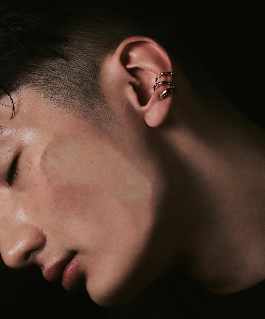 Hustad 244 Stam Earcuff _925 Silver Ear Cuff