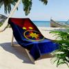 Fcsb steaua Telo da Spiaggia Stampato, Asciugamano Grande Morbido Asciugatura Rapida per Spiaggia Campeggio Nuoto