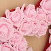 Pink Heart Shaped Wreath ,Front Door ,Artificial Hanging for Backdrop