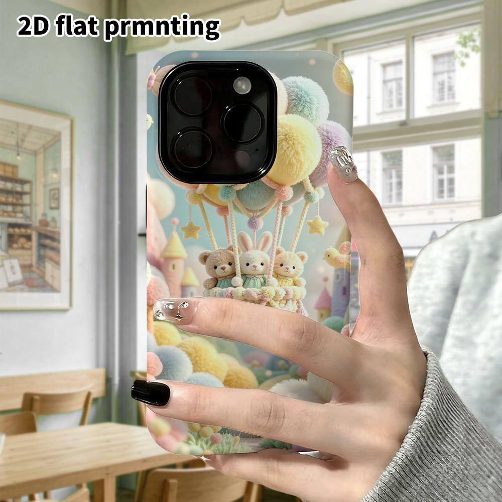 Phone Case: 2D flat, suitable for iPhone 18 17 16 15 14 13 12Pro protective case, Fantasy Journey, perfect Christmas and Halloween holiday gift