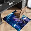 Jinx Printed Absorbent Washable Carpet, Non-Slip Bathroom Mats, Kitchen Rugs, Yoga Mat,Living Room Entrance, Camping Picnic Rugs