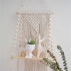 Handwoven Shelf Vintage Wall Organizer Bohemian Floating Shelf Home Decorations