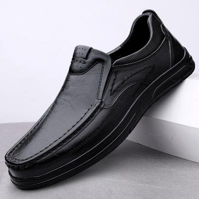 Fashion Genuine Leather Men's Casual Shoes Luxury Formal Man Loafers Moccasins Breathable Slip On Male Boat Shoes Driving Flats