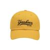 MLB Cotton Baseball Caps Unisex Yellow Fashion 32CPEA841-50D