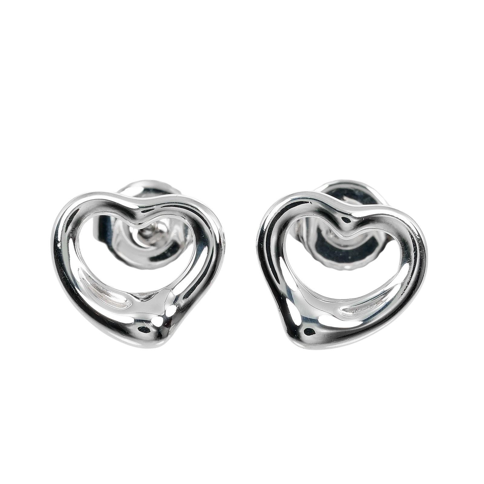 

TIFFANY&Co. Open heart Piercing Silver925 heart 1.87g Women Used