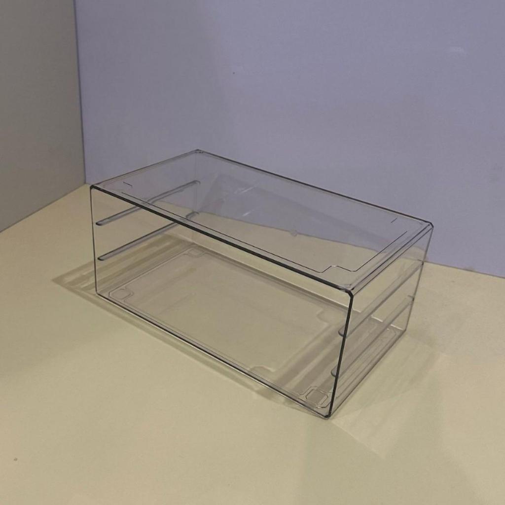 Transparente Acryl-Schmuckaufbewahrungsbox mit Schubladen für Ohrringe und Halsketten