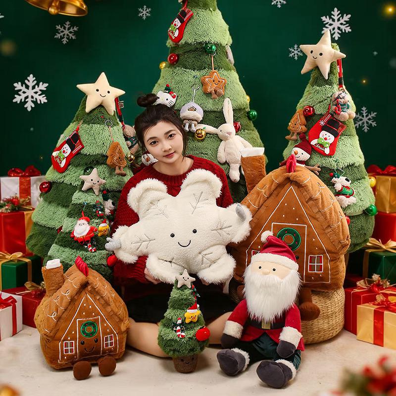 Grote Kerstboom Pluche Poppen Ornament - Feestdecoratie & Cadeau