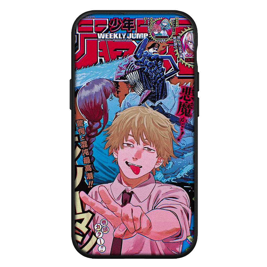 Cover for iPhone 17 16 15 Xiaomi Poco Redmi Note 14 13 12 11 Pro Max 9 16e Samsung Galaxy S25 S24 S23 OPPO Huawei Denji Makima Chainsaw Man Phone Case