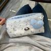 Lace Printed Kt Cat Pencil Bag Ins Style Large Capacity Stationery Bag For Students