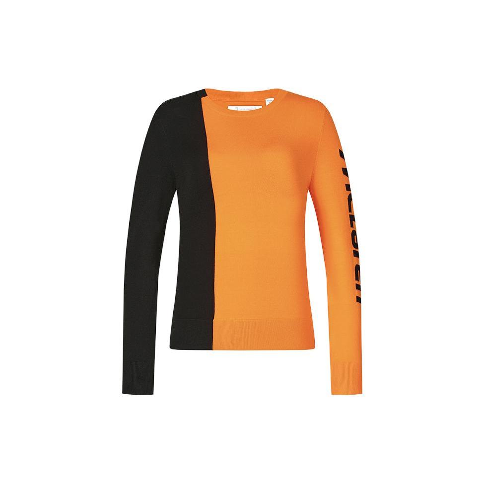 

Новый FILA x McLAREN, трикотаж серии Golf для женщин, огненно-оранжевый A11W345407F-OR M