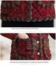 Stylish Floral Plush-Lined Cotton Jacket for Mid-Aged and Elderly Women - Warm, Loose Fit with Lapel