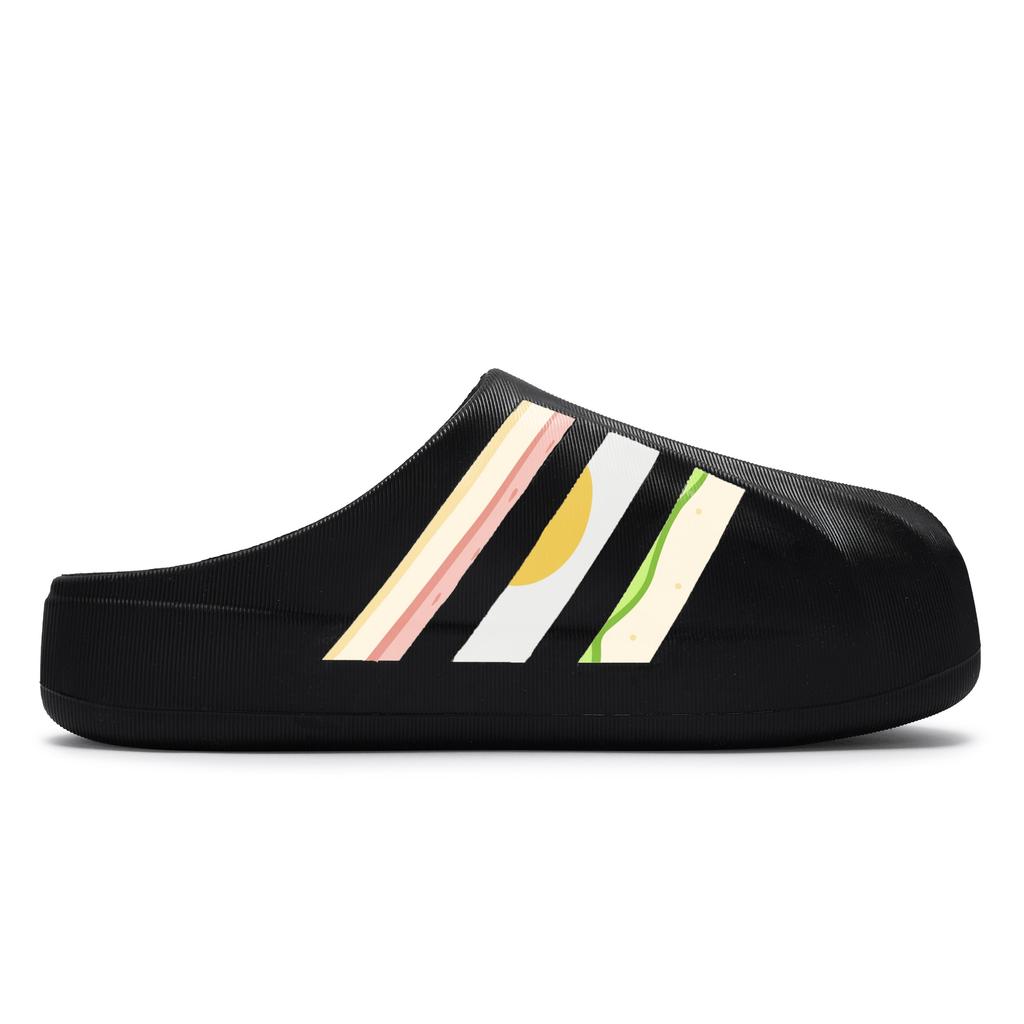 Adidas Originals AdiFOM Superstar Closed Toe Slippers Unisex Black White IG8277(Team80-)