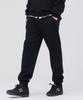 CHASECULT Unisex Mink Fleece-Lined Jogger Pants - Black