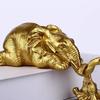 New 3pcs/Set Elephant Mother Hanging 2-Babies Figurine Resin Craft Home Decoration Ornaments Figurines Miniatures Crafts Gifts
