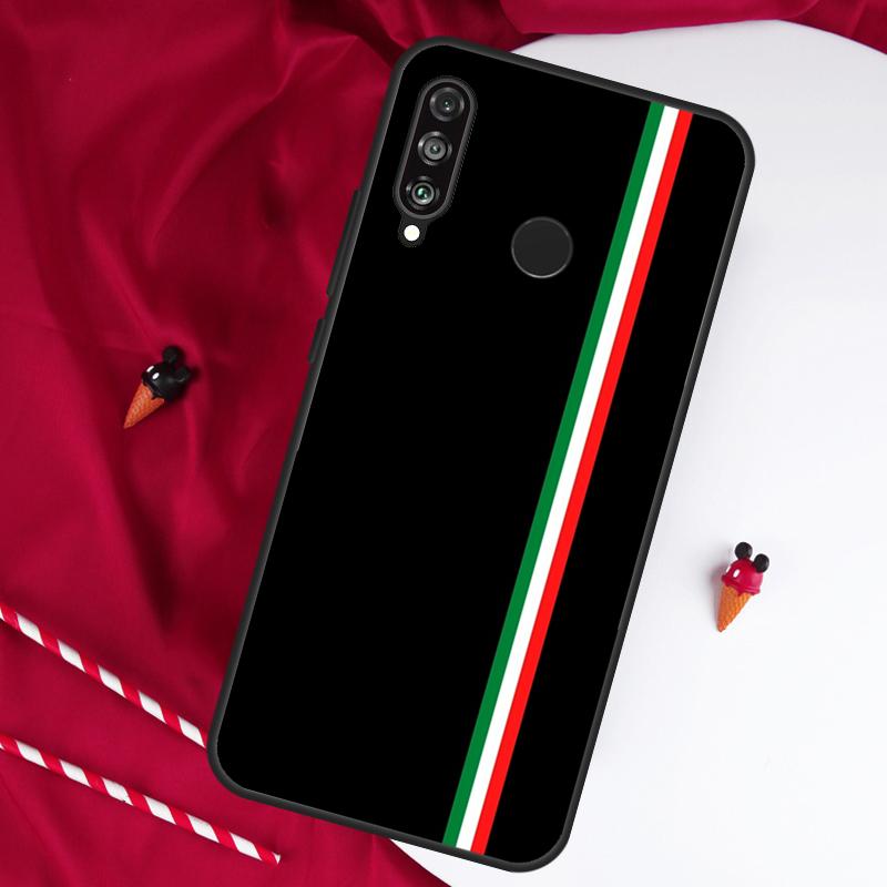 Italy Flag For Huawei Nova 11 Pro 9 10 SE Y60 Y70 Y90 Y61 Y91 Y73 Y72 12i 11i 8i P20 P30 P40 Lite Case