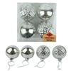 Stylish Ball Ornaments for Christmas Tree Decor 4PCS 10cm for Party