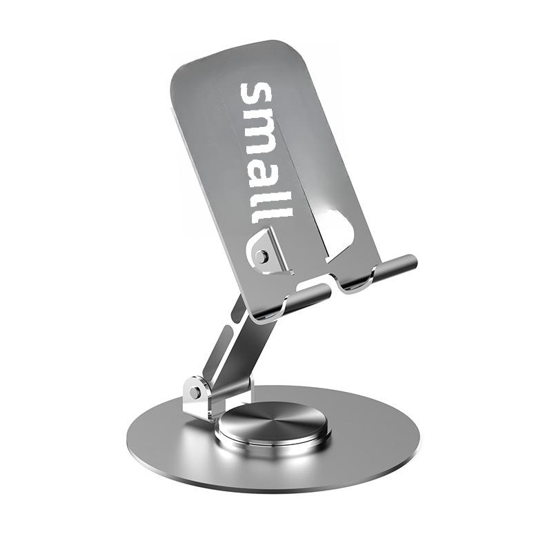 Um 360° drehbarer Telefon- und Tabletständer aus Metall, faltbar und multifunktional für Live-Übertragungen