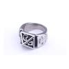 Retro Letter Tail Ring Men's Titanium Steel Food Men's Ring
