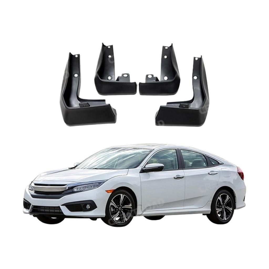 4 stk Skvettlapper Skvettlapper Sprutskjermer Skjermbeskytter Civic Sedan 2016 2017 2018