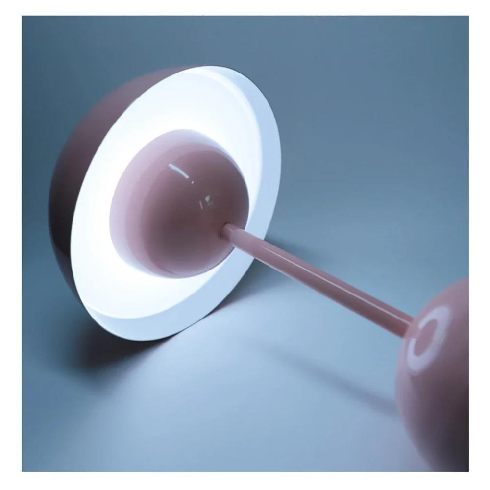 Modern Mushroom Flower Bud Rechargeable LED Table Lamps Desk Night for Bedroom Dining Touch Night Light Simple Hoom Decoration