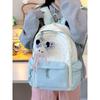 High value, fresh and sweet, contrasting colors, splicing stars, backpack, lightweight backpack for junior high school students