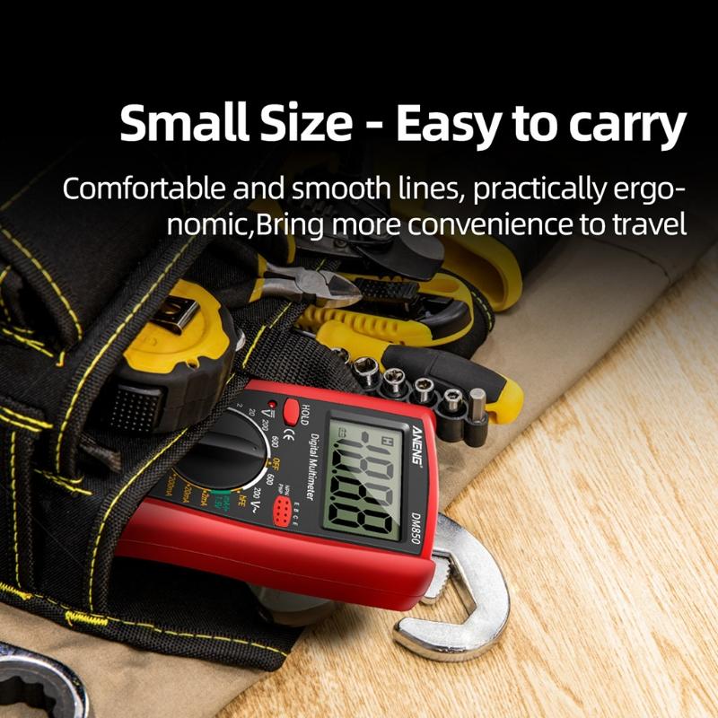 A-neng Dm850 Automotive Multimeter Rms Multimeter Voltage for Smart Voltmeter Pliers Amper Capacimeter Electric Tools