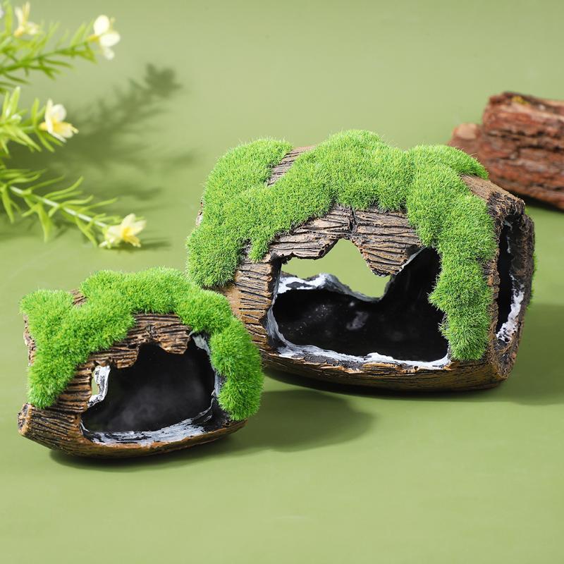 Aquarium  Decoration Fish  Shelter Fish Tank Resin  Ornaments Fish And  Hiding Cave Aquarium Landscaping
