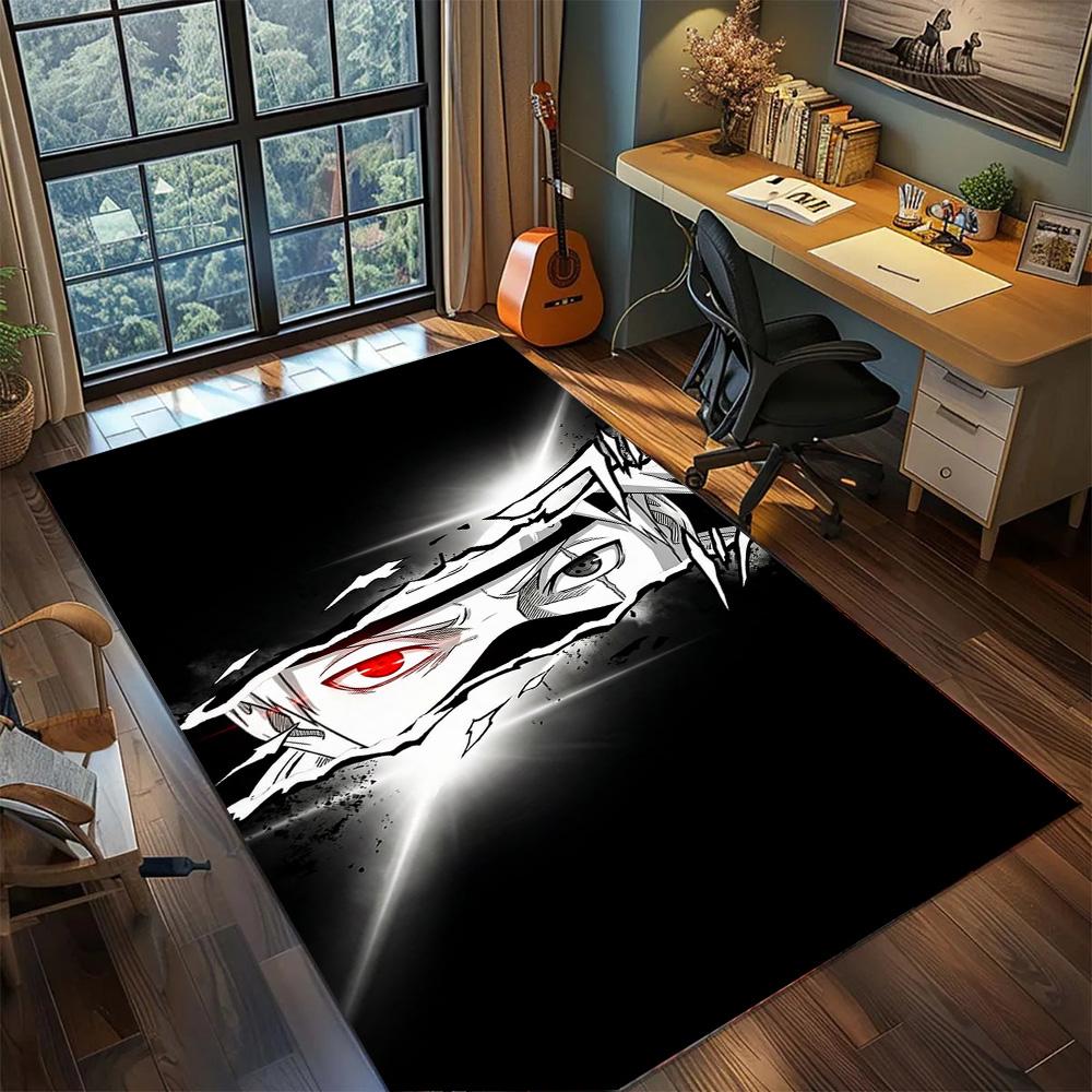 Naruto Non Slip Big Size Carpet Rug, Washable Large Area Floor Mat Indoor Bedroom Gamer Room.-TING