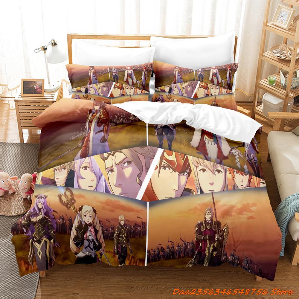 

Personelity Fire Emblem Engage Bedding Set Cartoon Anime Three-Piece Set Adult Kid Bedroom Three-Piece Suits 3D Kawaii EU Single(135*200cm)3pcs