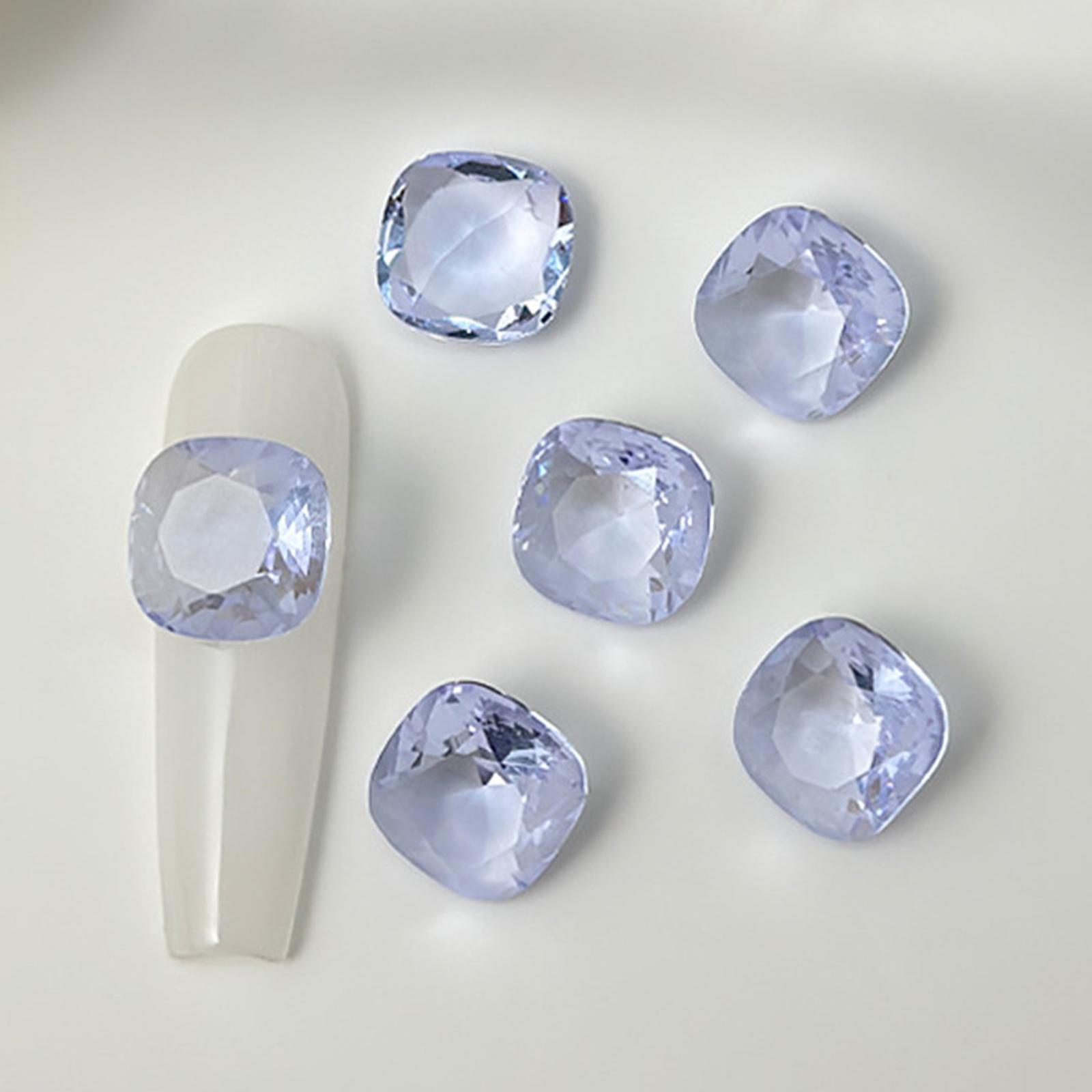 

K9 Crystal Gems Подвески для квадратных ногтей Остроконечные нижние украшения для ногтей Подвески для дизайна ногтей Стразы для дизайна ногтей своими руками Декор для дизайна ногтей 7