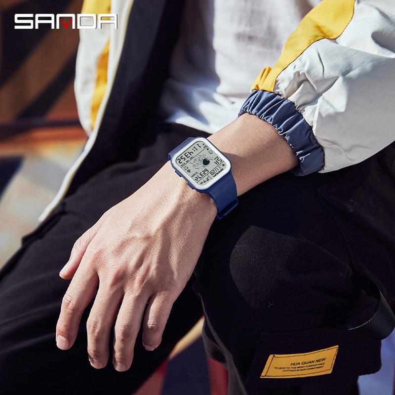 Sanda Astronaut Series Men's Sports Pedometer and Calorie Watch for Students