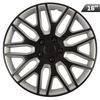 Dakar Black / Silver Wheel Covers 16", 4 Pcs.