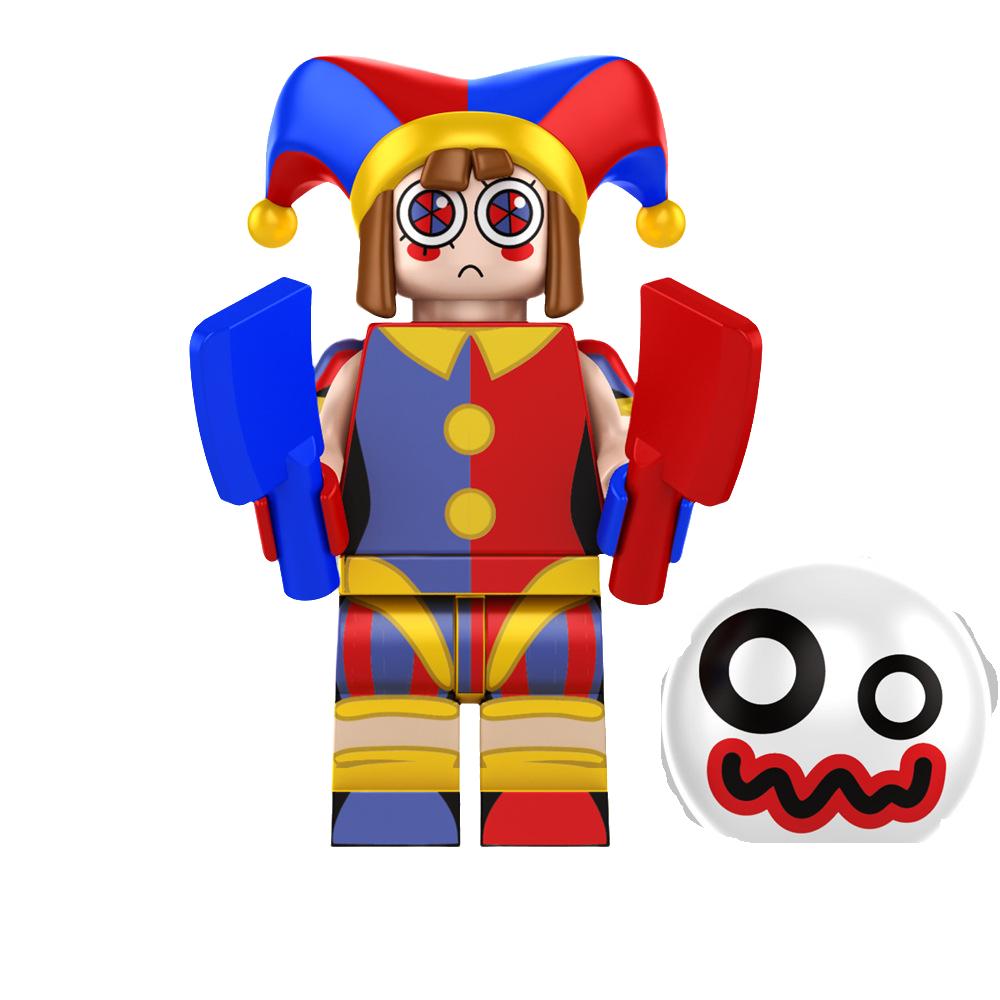 

Digital The Amazing Circus Anime Character Assembly Block Toys For Childrens Pomni
