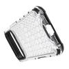 For iPhone 17 Pro Case Honeycomb Shape Shockproof PC+TPU Phone Cover