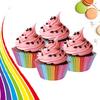 100Pcs/pack Cake Muffin Cupcake Paper Cups Cake Box Cupcake Liner Kitchen Baking Accessories Cake Mold Small Muffin Boxes