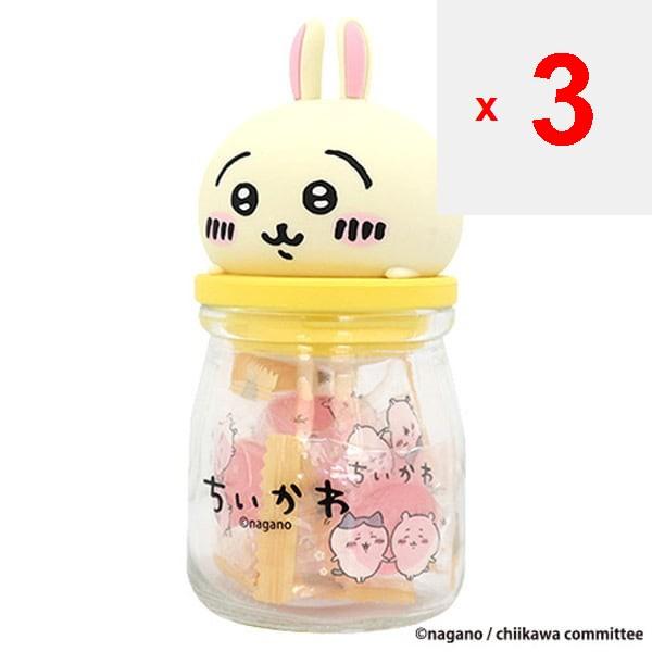 Toman Toys Chiikawa Candy Bottle Rabbit [Candy Candy].Cute Candy Bottle with a Design That Looks Li Cute Candy Bottle with a Design That Looks Like It