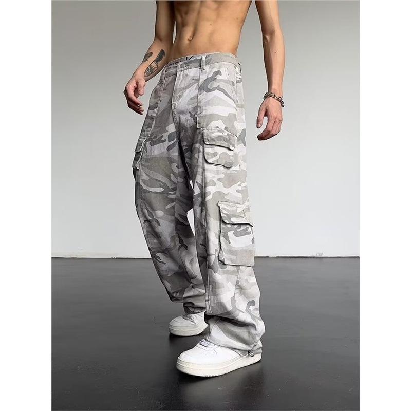 Spring and summer new gray camouflage