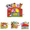 Lakarose Baby Tail Cloth Book 3d Sound Paper Tear-resistant Early Education Book For Newborns
