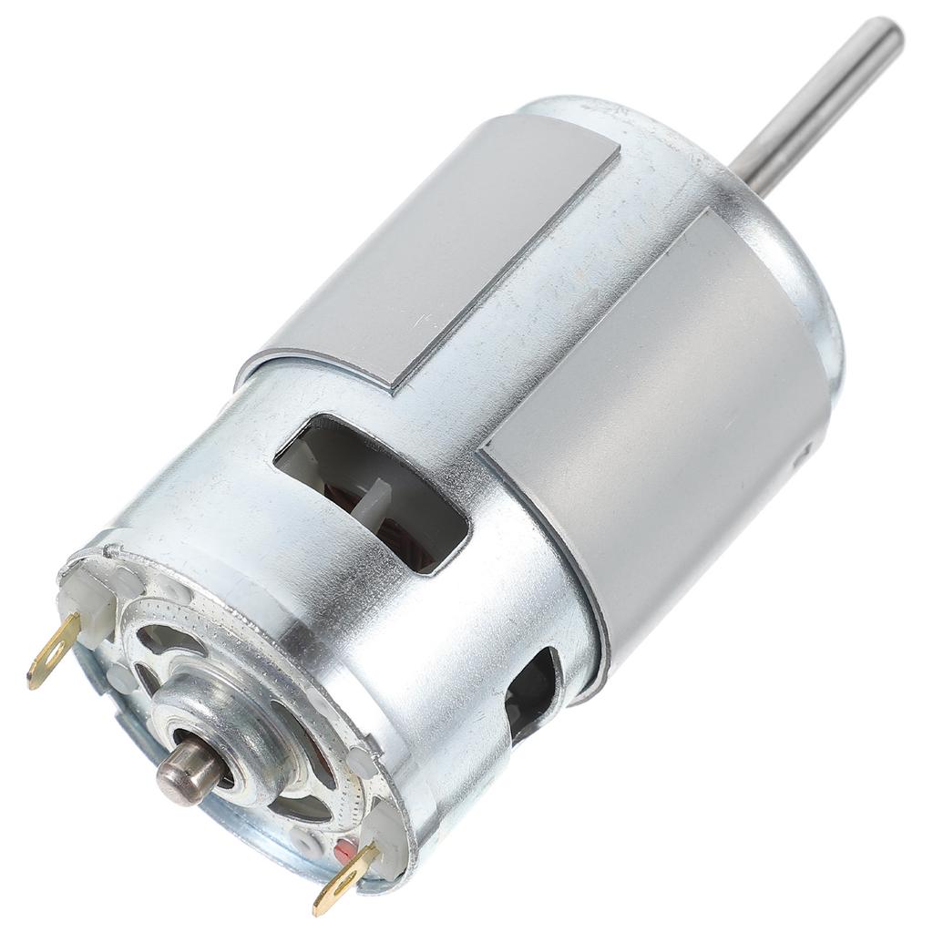 24V 775 Dc Motor Mini Electric Gear Motor High Power Output DIY Projects Long Shaft Bearings Durable Cylindrical