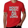 House Music All Life Long EDM T-Shirt Graphic T Shirt Vintage Vintage Graphic Tee Blouse Plus Sizes Mens Graphic T-shirts Anime