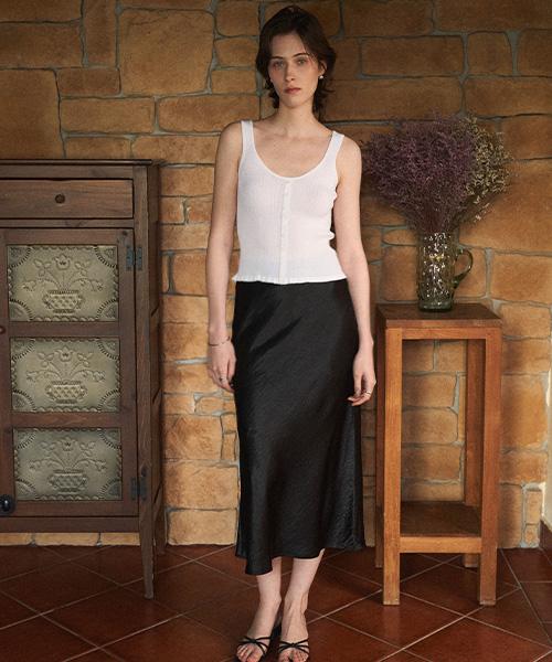 ANGELO BIANCO Alma Satin Skirt
