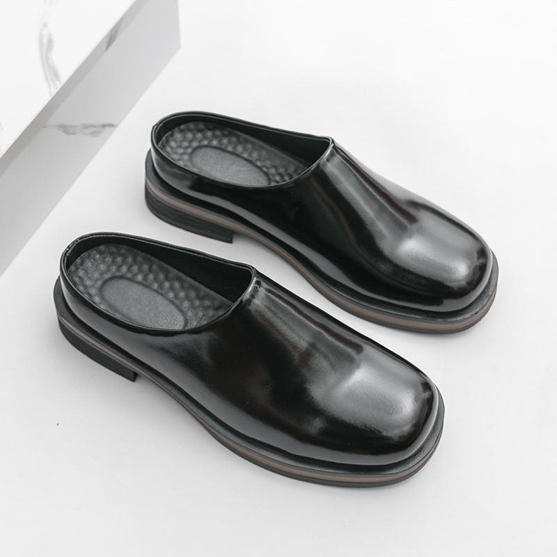 

Мужские деловые полуботинки из кожи, британский кэжуал, удобные, дышащие, модные кожаные туфли, размер мужской 38-46 46 чёрный