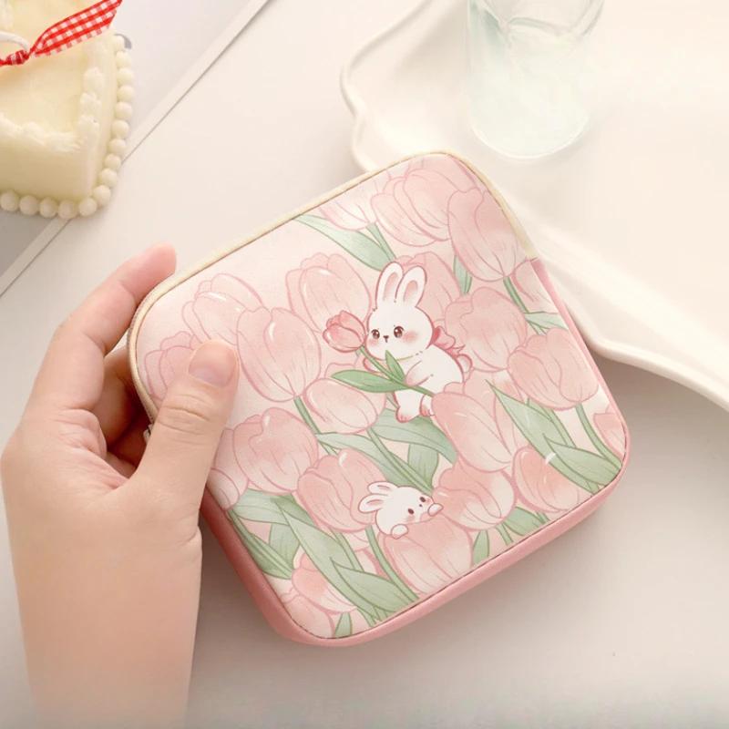 Period Bag Menstrual Cup Pouches Sanitary Napkin Storage Bags Portable Feminine Care Pouch Nursing Pad Holder Tampon Bags