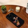 Chinese Shadow Puppetry Phone Case  Soft  Silicone Black For IPhone 17 16 15 14 13 12 11 X XR Plus Pro Max Plus