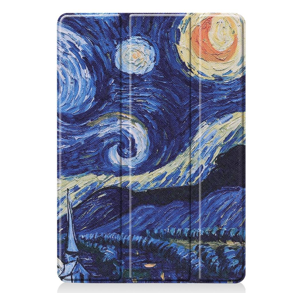 Leather Case for iPad Pro 11 10 9 8 7 5th 6th Generation Air 5 4 3 2 1 Funda Coque Accessories Sleep Wake Print Hard Cover