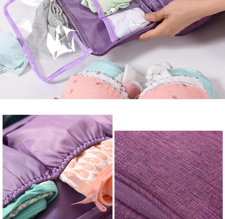 Waterproof Underwear, Panties, and Socks Organizer – Portable Travel Bag