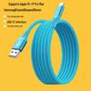 240W Dual USB-C Fast Charging Cable with LED Light for Apple, Android, Huawei Devices.