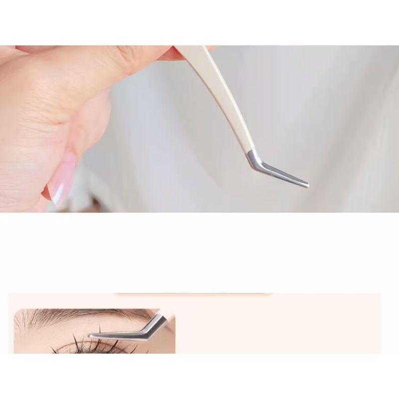 Denivyse - Alloy False Eyelashes Tweezers (Various Designs)