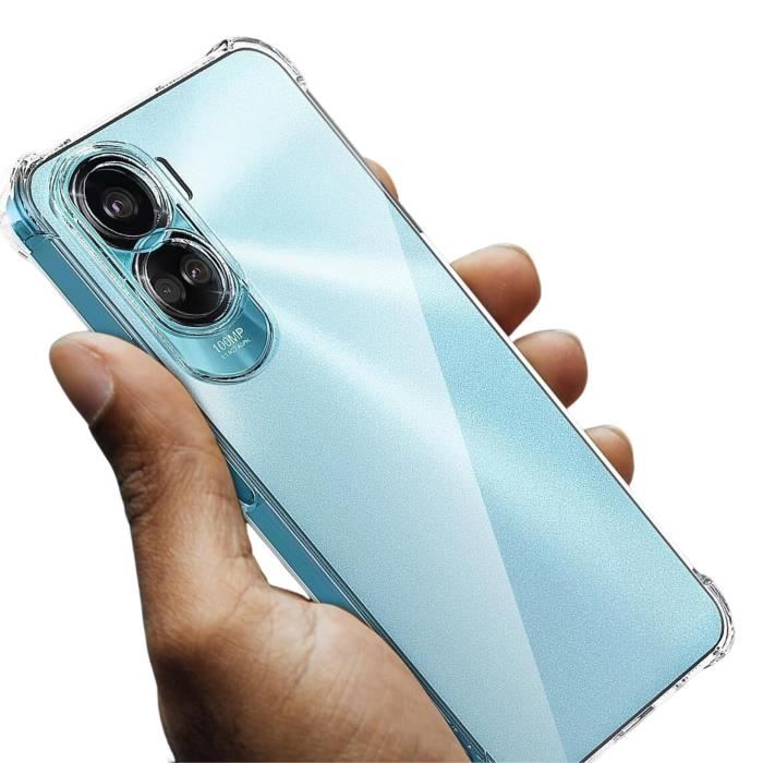 Shockproof Case - Phonillico - Honor 90 LITE - Soft Silicone - Reinforced Protection - 2 Tempered Glass